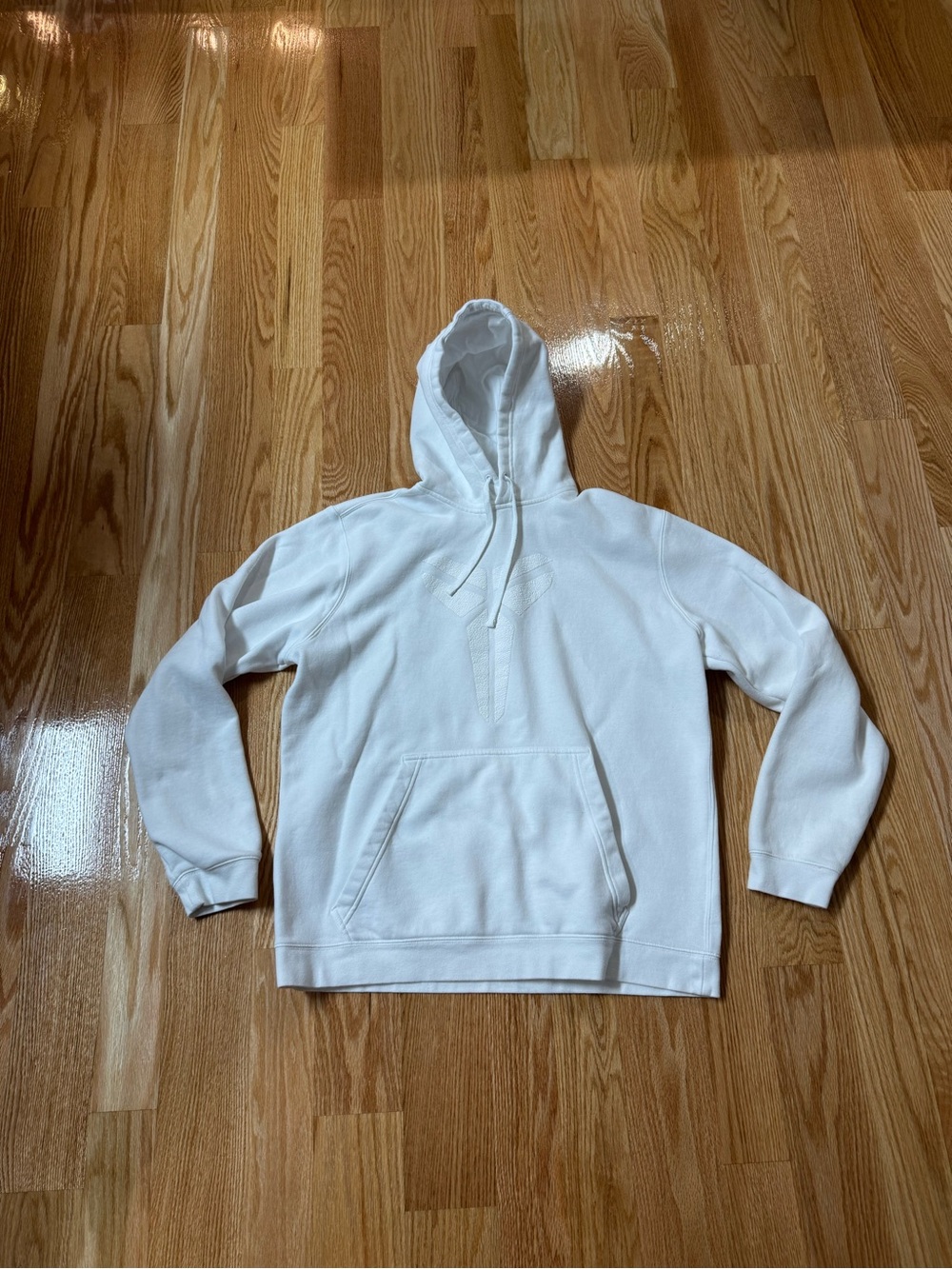 Kobe Bryant Hoodie Sweatshirt Nike Halo Whiteout Black Mamba Mens Size XL